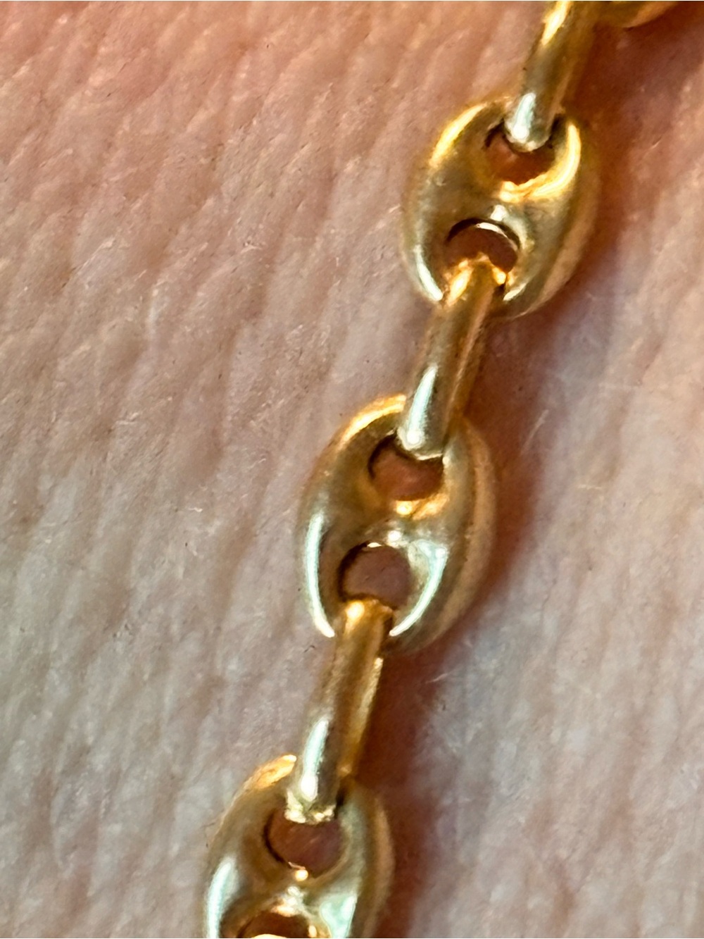 10k Yellow Gold 7” Gucci Puff Mariner Bracelet NEW Made in Italy - Picture 3 of 8